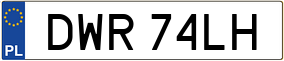 Truck License Plate